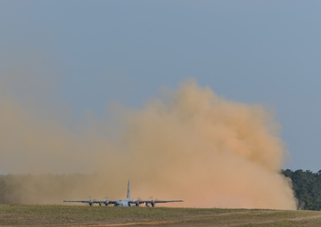 Georgia Air Guard pilots perform combat take-offs and landings close to home