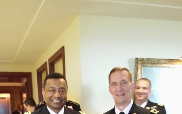 The US Army Corps of Engineers Southwestern Division holds Relinquishment of Command, retires general officer