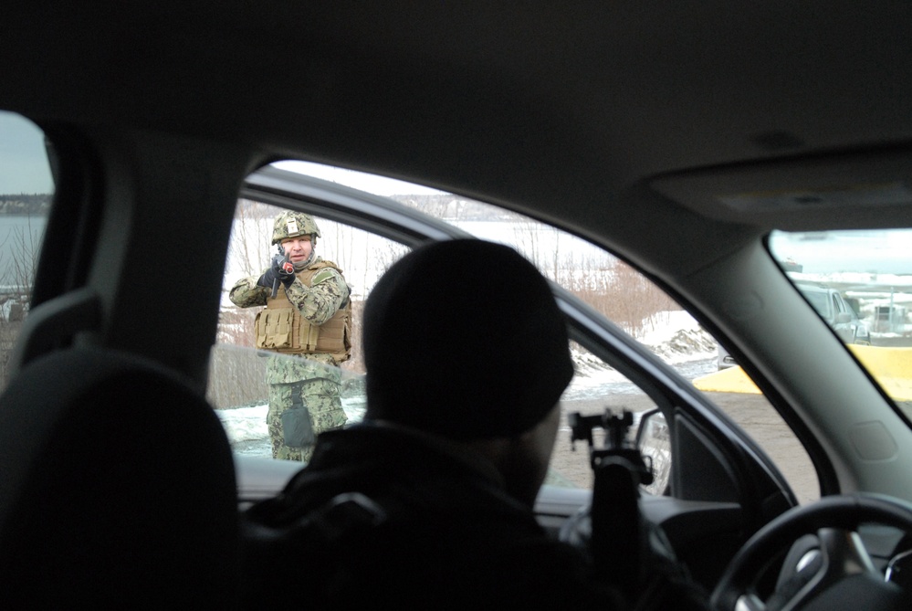 Coast Guard Port Security Unit 301 participates in JLOTS at port of Anchorage, Alaska