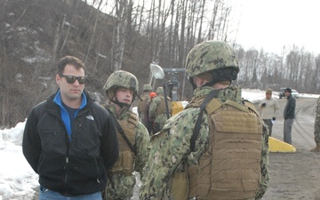 Coast Guard Port Security Unit 301 participates in JLOTS at port of Anchorage, Alaska
