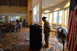 Pre-deployment prayers and pancakes