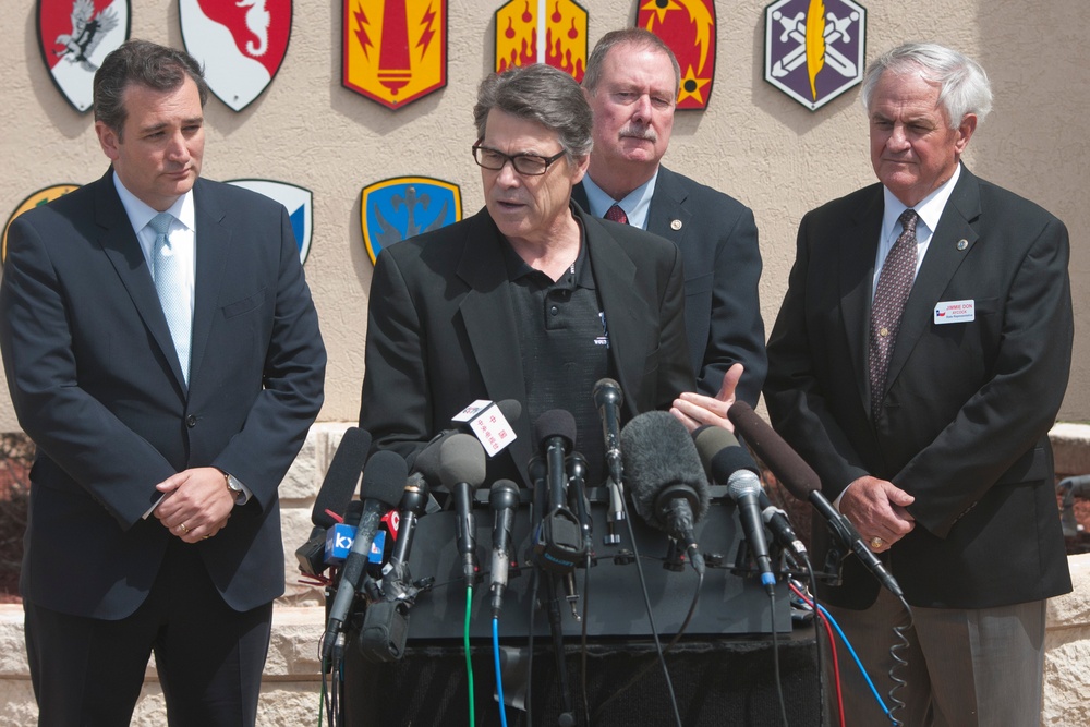 Texas Gov. Rick Perry addresses 2014 Fort Hood shooting