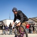 Terry Adams demonstrates flatland BMX