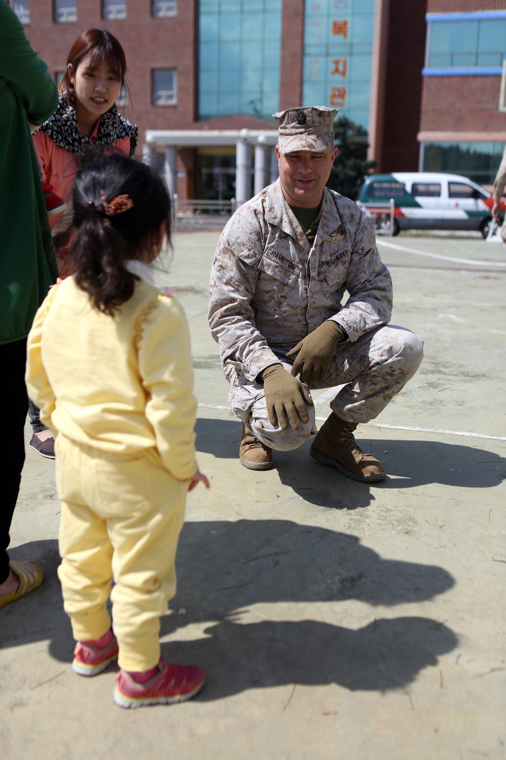 31st MEU Marines spend the day with orphans in Pohang