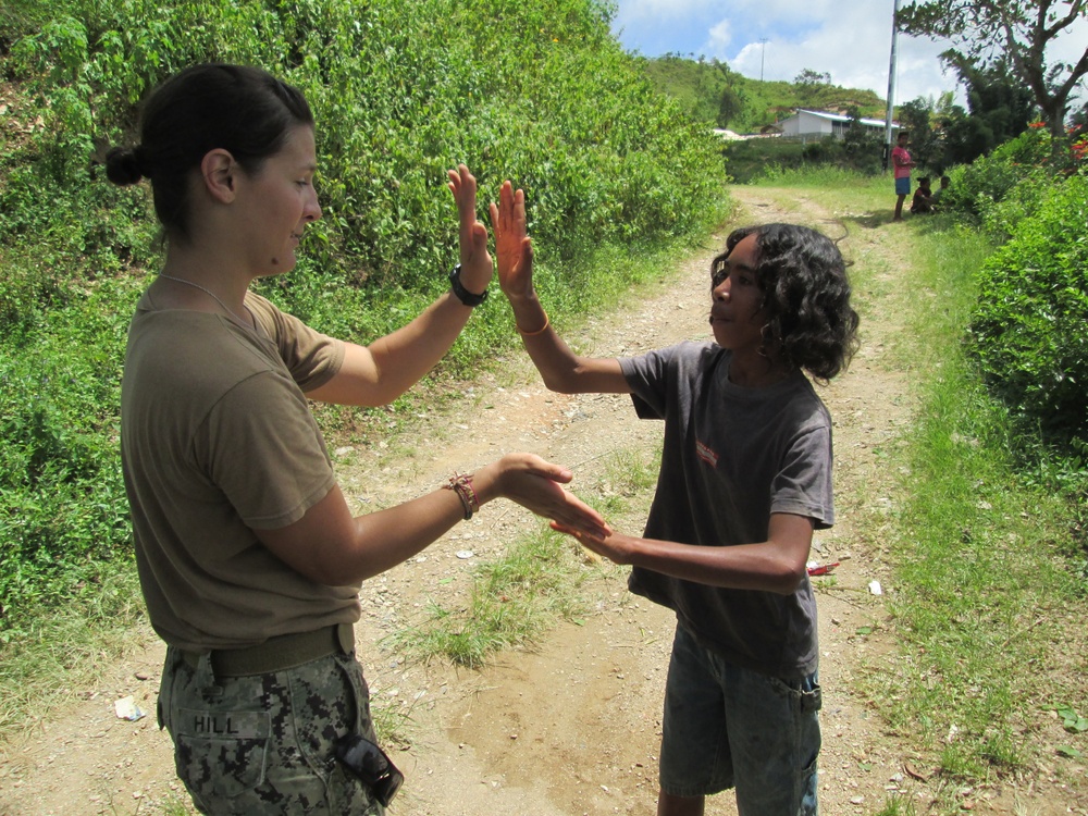 NMCB 1 Provides Humanitarian Assistance in Remote Timor Leste