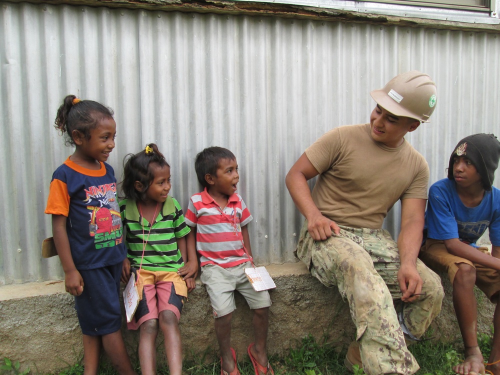 NMCB 1 Continues Humanitarian Operations in Remote Timor Leste