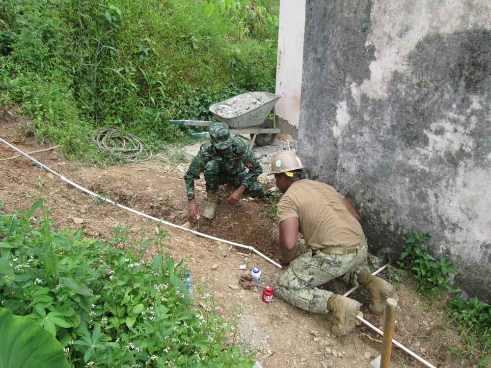 NMCB 1 Continues Humanitarian Operations in Remote Timor Leste
