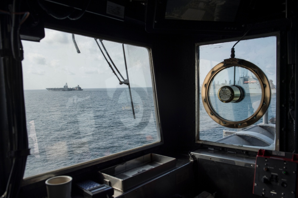 USS Philippine Sea transits the Arabian Sea