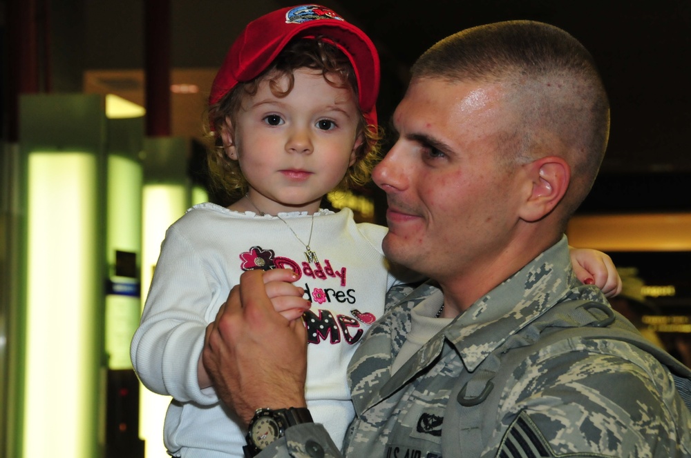 171st Civil Engineer Squadron welcomes members home