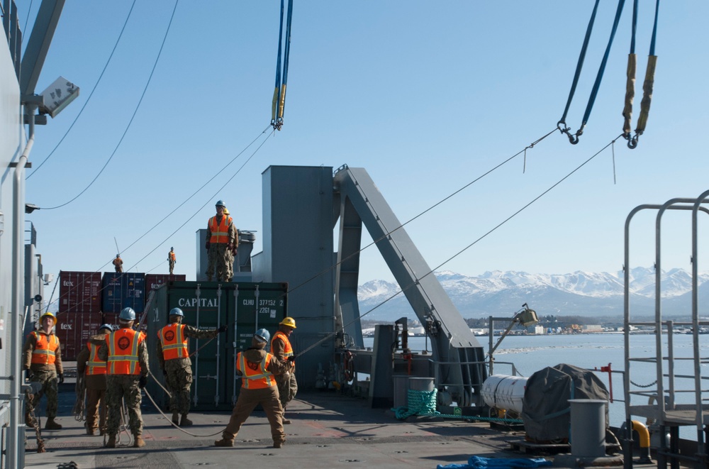 Working together to re-supply Alaska