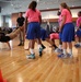Marines Mentor at Women's Basketball National Convention