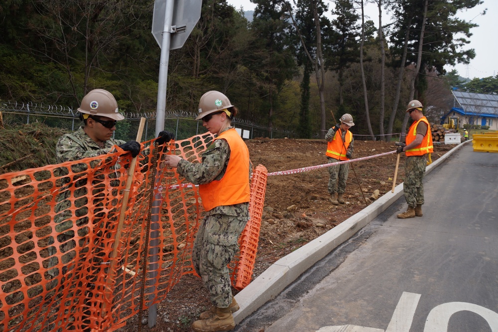 NMCB 1 conducts operations in Korea