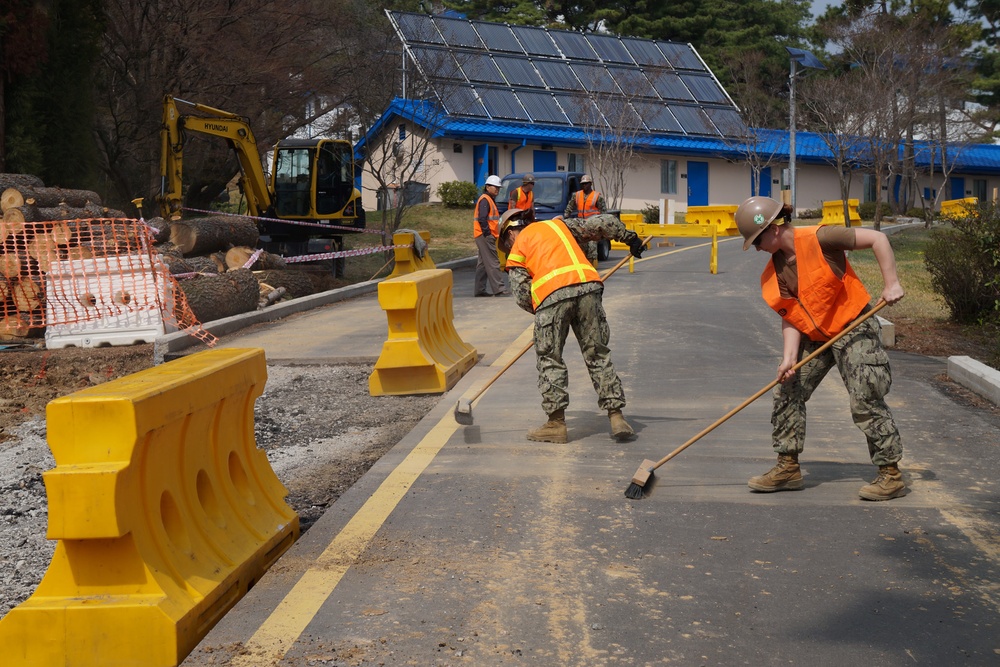 NMCB 1 conducts operations in Korea