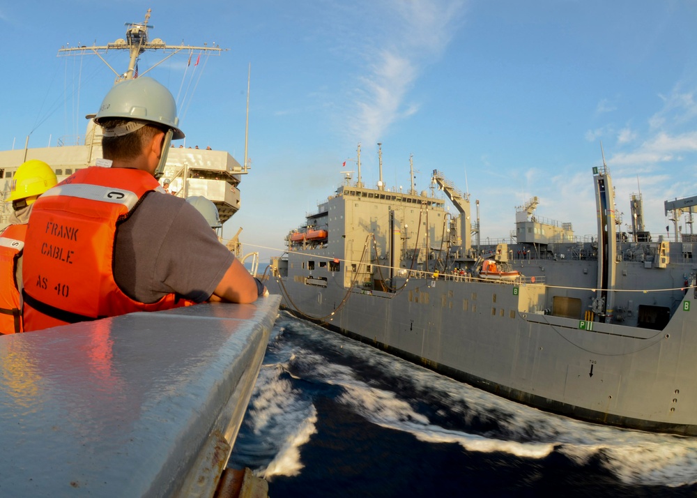 USS Frank Cable operations