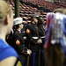 Marines Perform Flag Ceremony at Women's Final Four