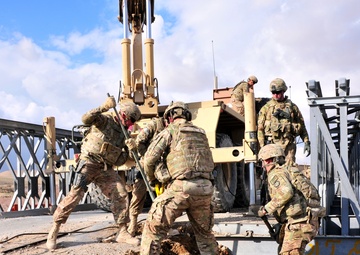1438th MRBC complete one of their last bridging missions before returning home