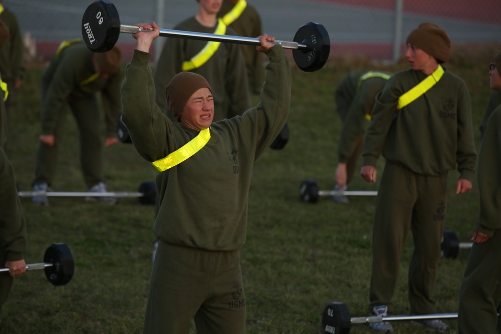 Photo Gallery: Marine recruits improve physical fitness on Parris Island