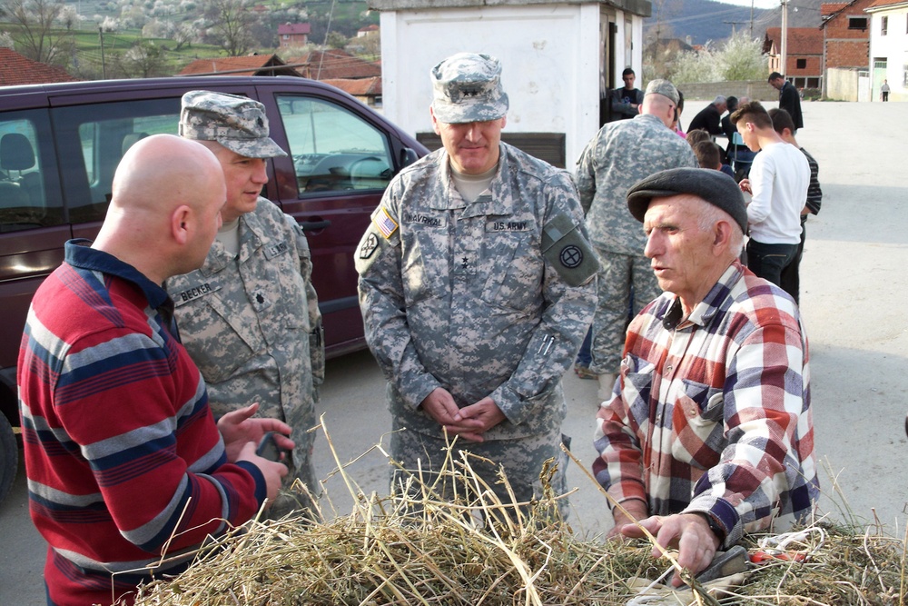 Kansas Guard Division Commander Evaluates Kosovo Missions and Soldier Deployments