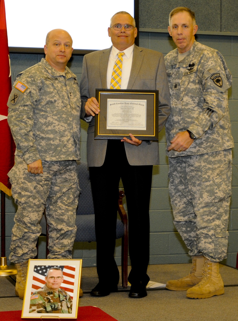 South Carolina National Guard inducts Sgt. Maj. (Ret.) Robert B. Hill into Enlisted Hall of Fame