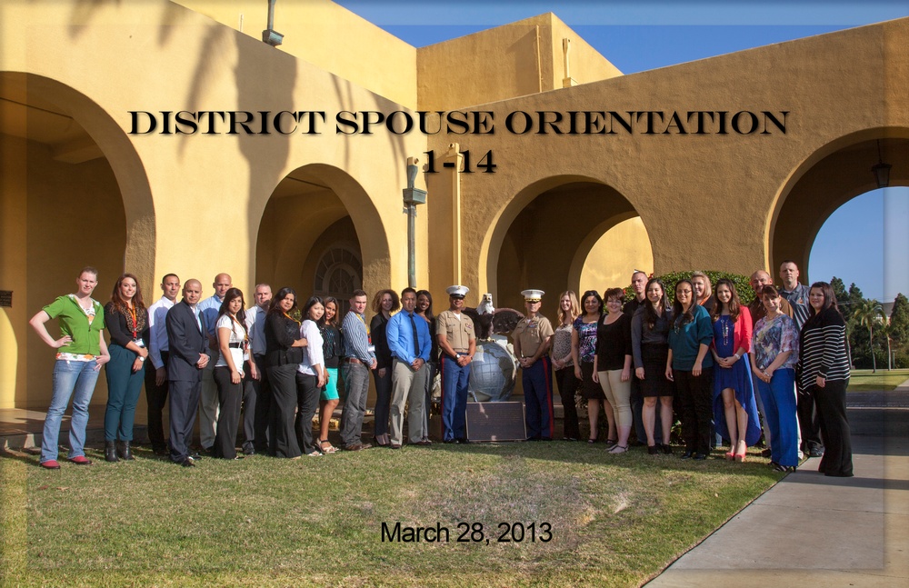District Spouse Orientation Course 1-14