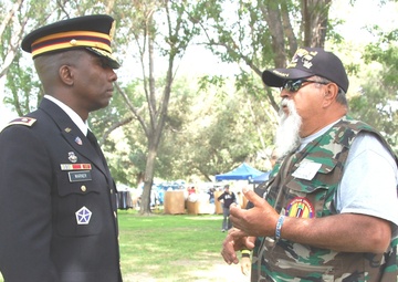 Big Army visits Heroes in the Shadows event