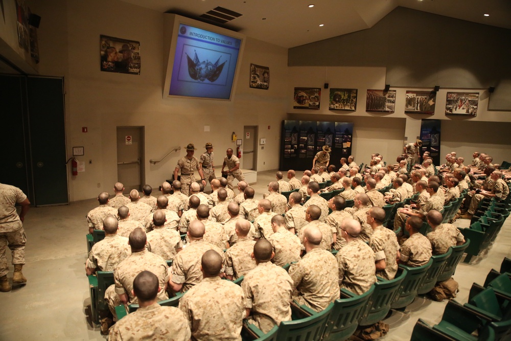 Photo Gallery: From Day One, Marine Corps’ core values emphasized to Parris Island recruits