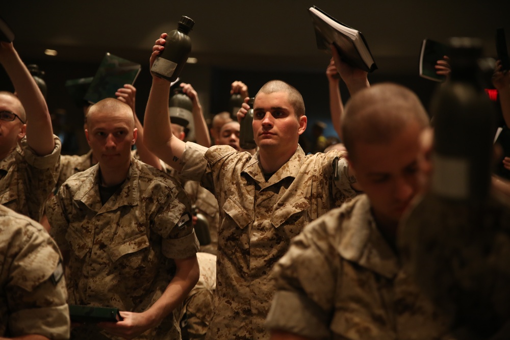 Photo Gallery: From Day One, Marine Corps’ core values emphasized to Parris Island recruits