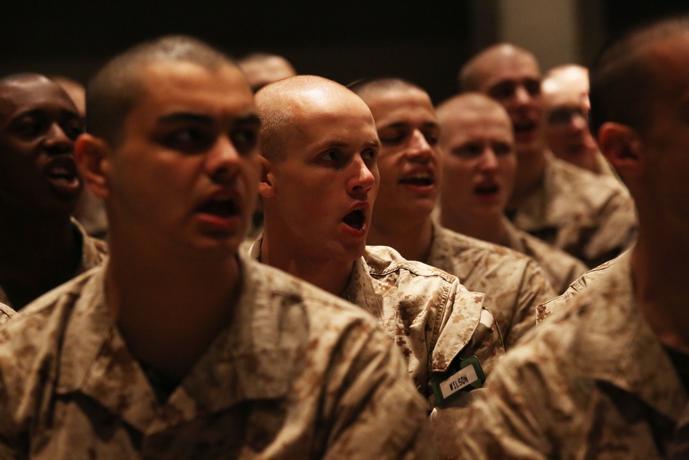 Photo Gallery: From Day One, Marine Corps’ core values emphasized to Parris Island recruits