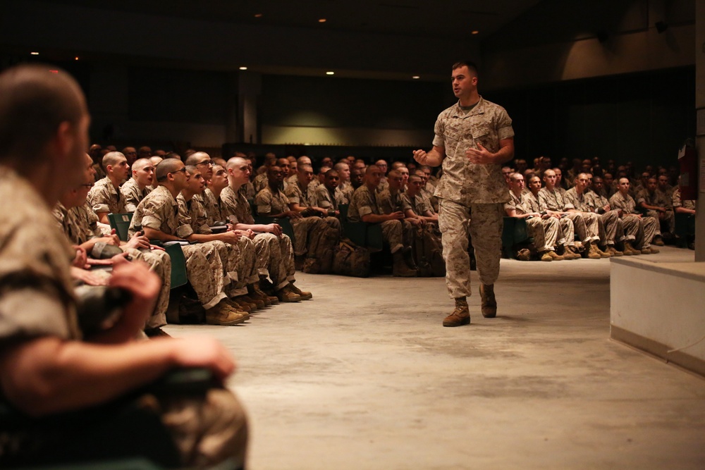 Photo Gallery: From Day One, Marine Corps’ core values emphasized to Parris Island recruits