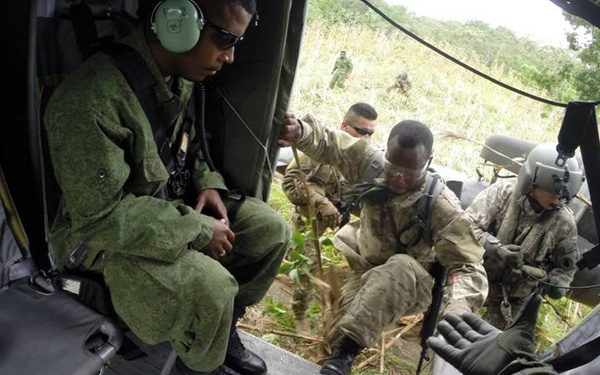 $29 million of marijuana destroyed in Joint Task Force-Bravo supported marijuana eradication operation in Belize