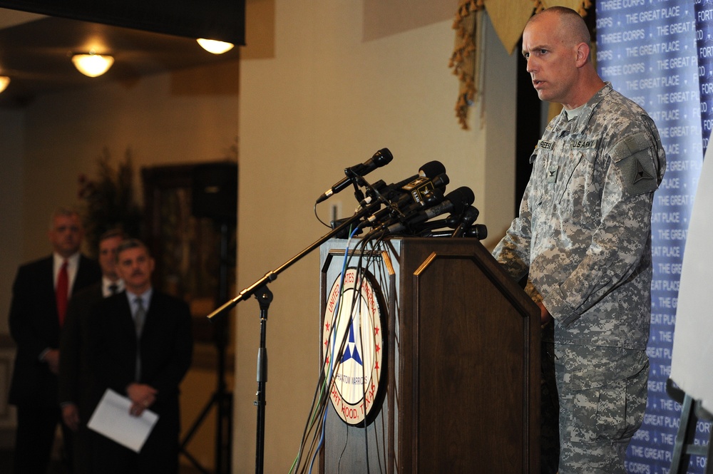 April 7 Press Conference on the Fort Hood shooting incident