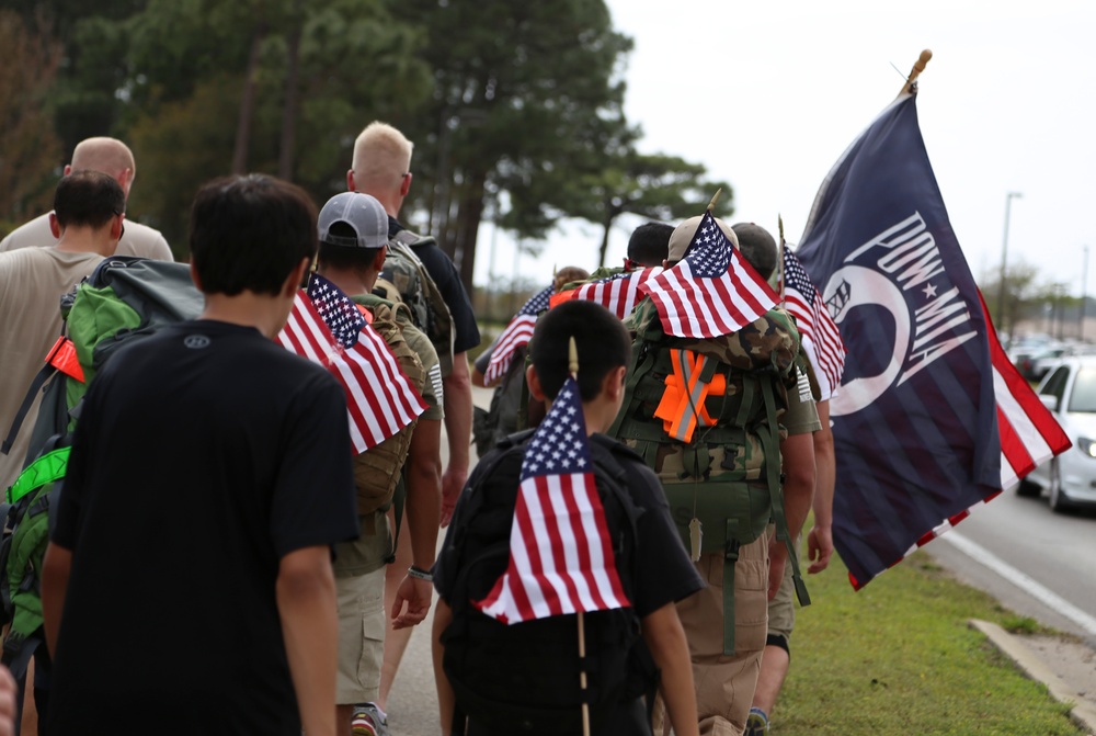 Air commando ruck march