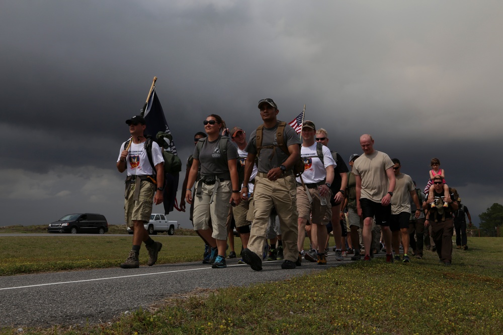 Air commando ruck march
