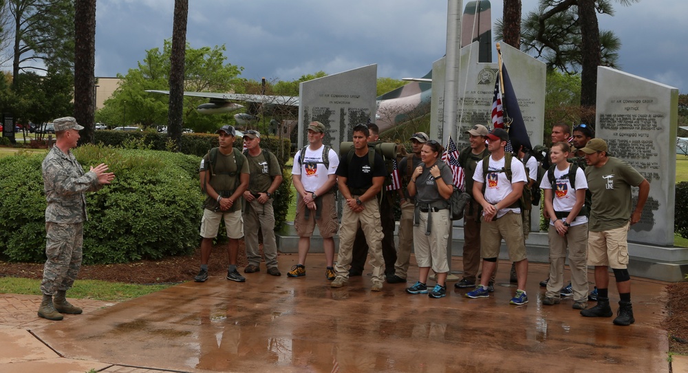 Air commando ruck march