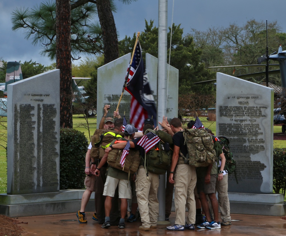 Air commando ruck march