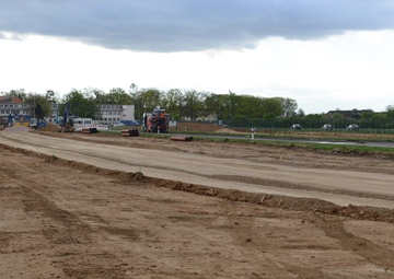 Construction site of access control point