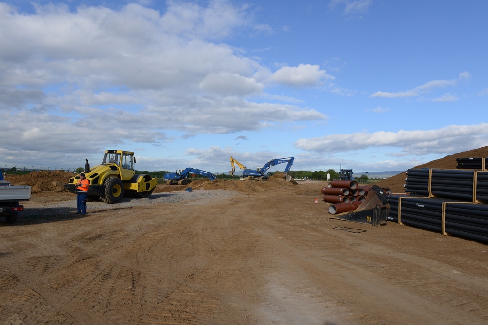 Construction site of access control point