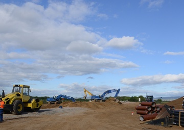 Construction site of access control point