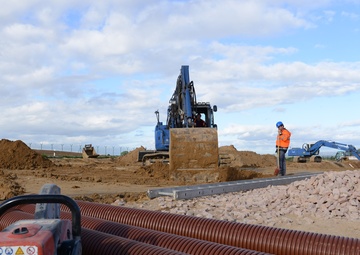 Construction site of access control point