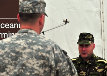 Romanian officer ensures mission success for RSE-21