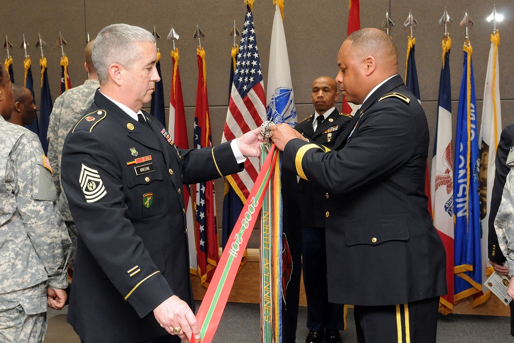 Army Reserve unit receives the Army Superior Unit Award during 106th birthday of Army Reserve