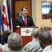 Local mayor and former West Point graduate gives remarks during 106th Army Reserve birthday