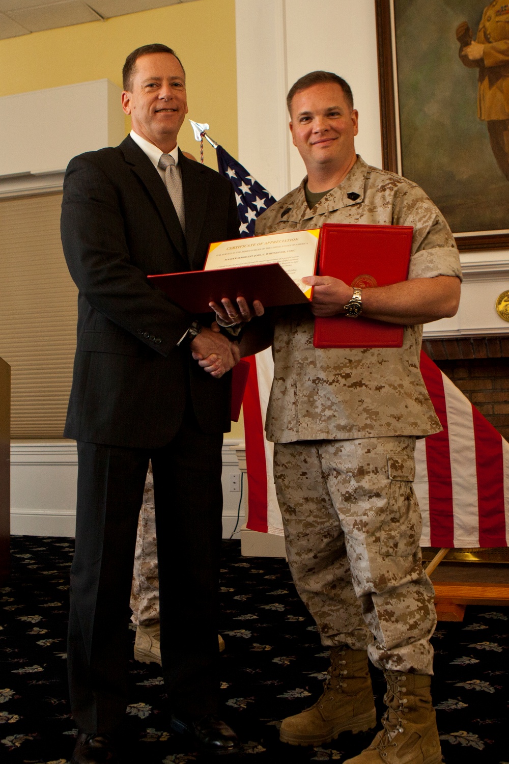 Retirement Ceremony of MSgt Joel Y. Whitmoyer
