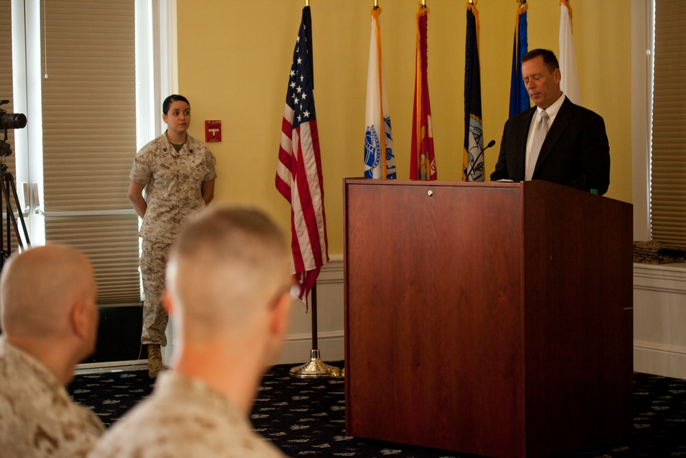Retirement Ceremony of MSgt Joel Y. Whitmoyer