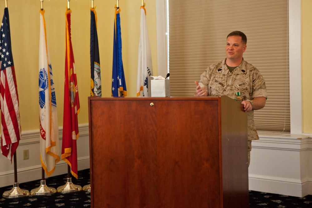 Retirement Ceremony of MSgt Joel Y. Whitmoyer
