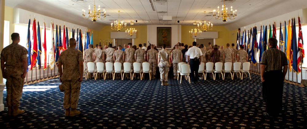 Retirement Ceremony of MSgt Joel Y. Whitmoyer