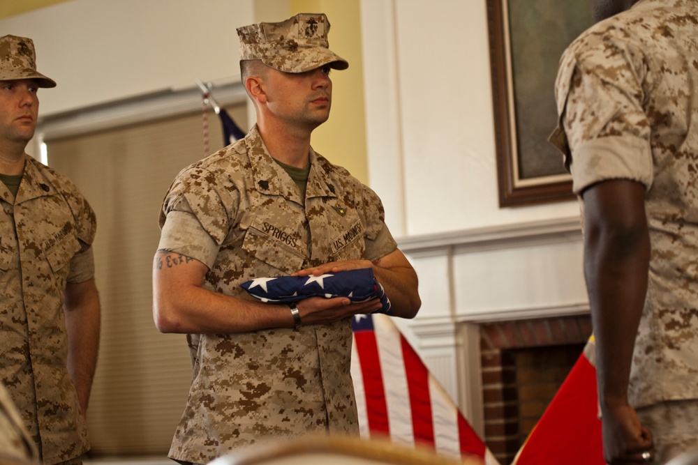 Retirement Ceremony of MSgt Joel Y. Whitmoyer