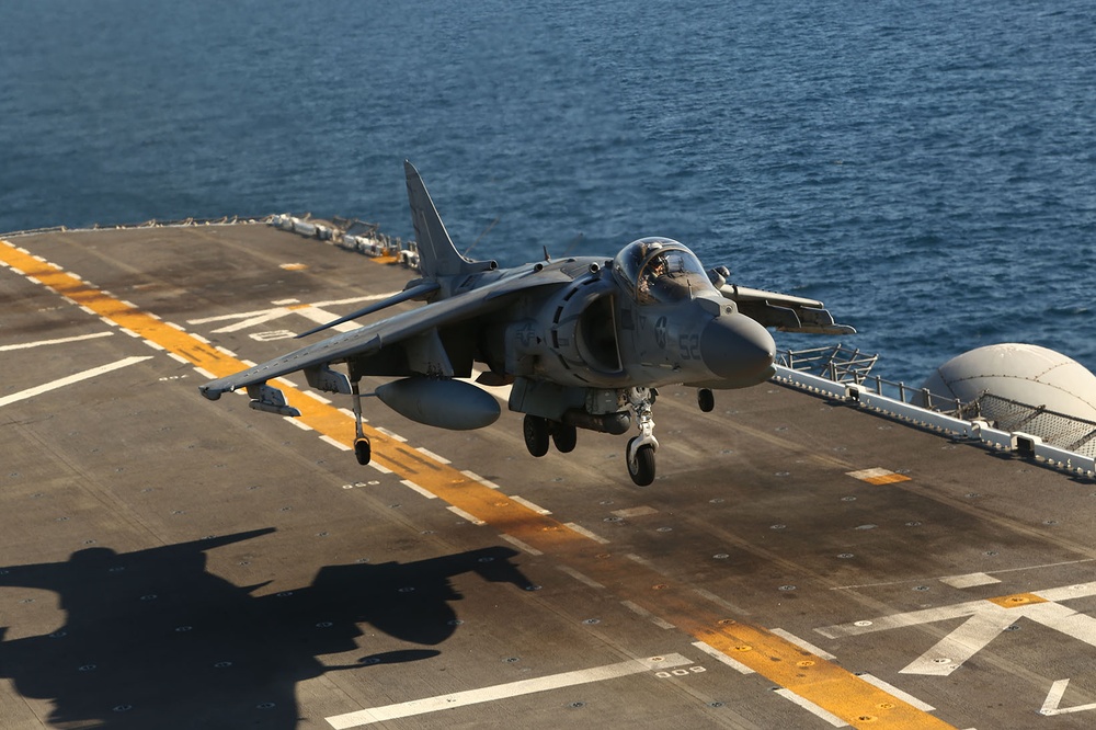 USS Makin Island flight deck operations