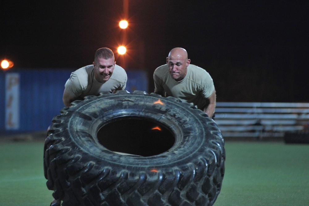 ERQS PJs honor fallen Airman with a fitness challenge memorial one year later
