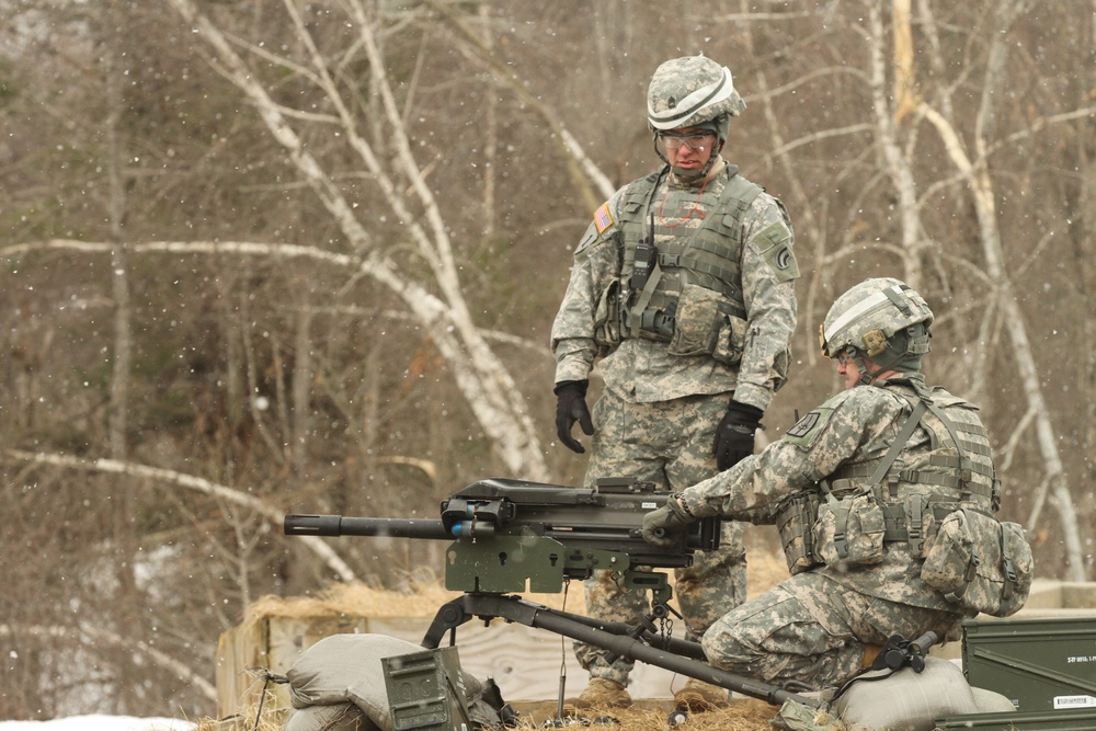 42nd Infantry Division Soldiers train on Mk19